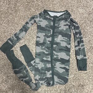 Little Sleepies Bamboo Camo Kids One Piece Pajamas 2T
